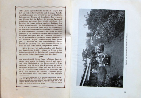 Heiland "Durch Java im Automobil" Travelstory 1910 (8785)